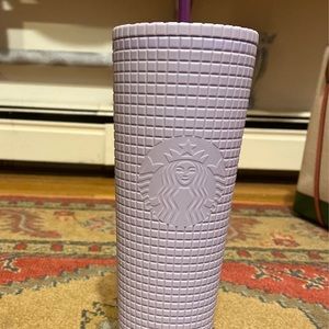 Starbucks Lilac Grid Tumbler Spring 2020